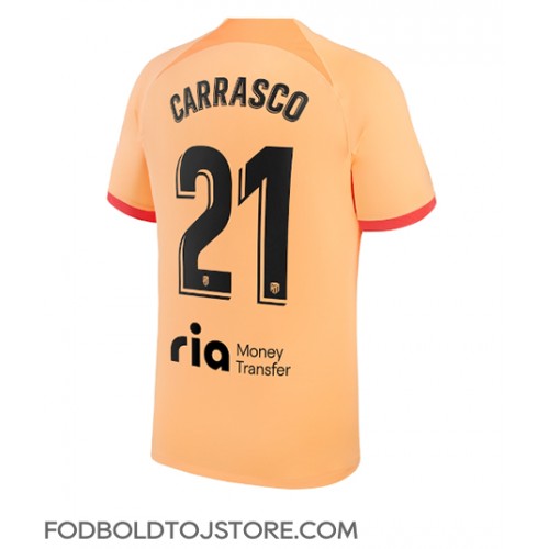 Atletico Madrid Yannick Carrasco #21 Tredjetrøje 2022-23 Kortærmet